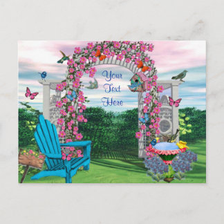 Mi postal del jardín trasero