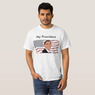 Mi presidente, a favor de Barack Obama Camisa de l
