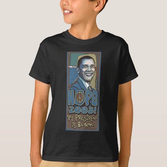 Mi presidente es camisa negra de Obama (Anverso)