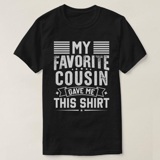 Mi PRIMA Favorito Me Dio Esta Camisa (Diseño del anverso)