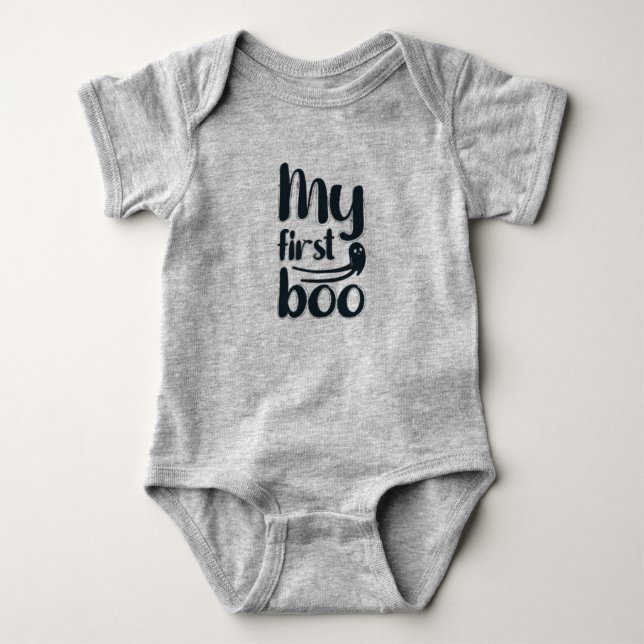Mi primer bodi de bebé Boo - Lindo (Anverso)