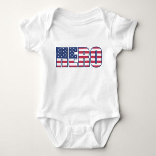 Mi primer bodi de bebé con bandera de Estados Unid