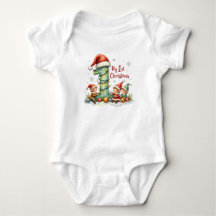 Mi primer bodi de Navidad para bebé