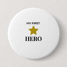 Mi Primer Botón de Héroe – Regalo para Papá