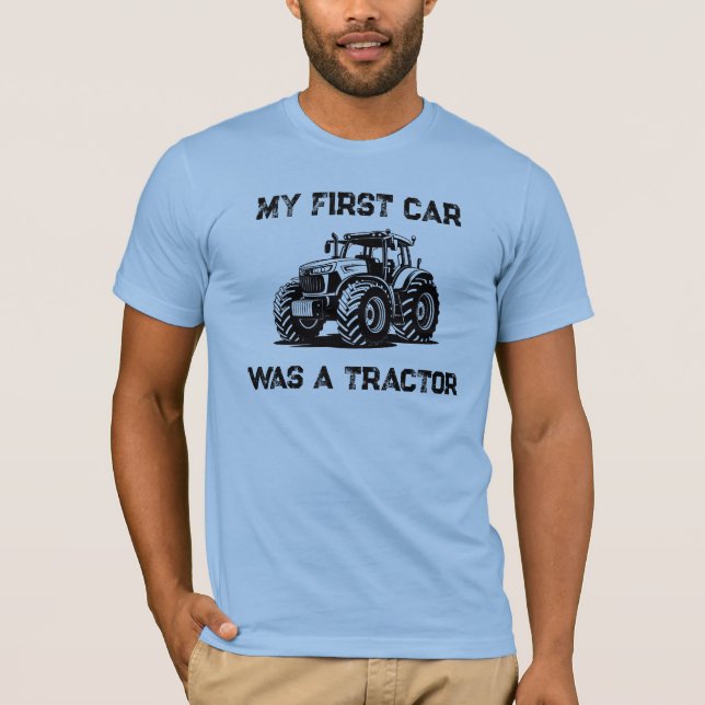 Mi Primer Coche Era una Camiseta Divertida de Gran (Anverso)
