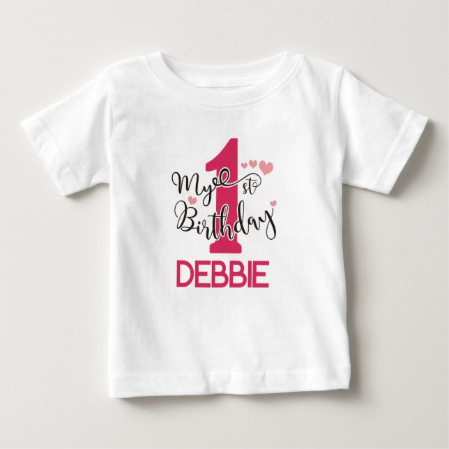 Mi primer cumpleaños - camiseta personalizada para (Anverso)
