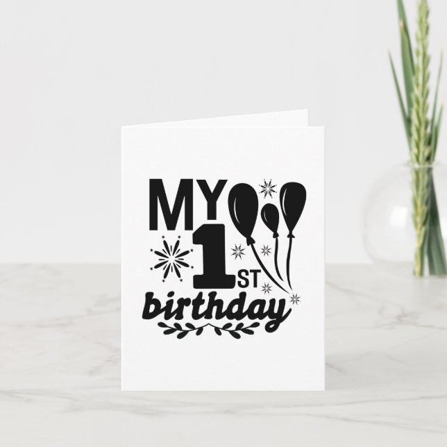 ¡Mi primer cumpleaños! ¡¡¡Cariño!!! Invitaciones (Anverso)