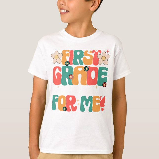 Mi primer grado en la camiseta de la escuela (Anverso)