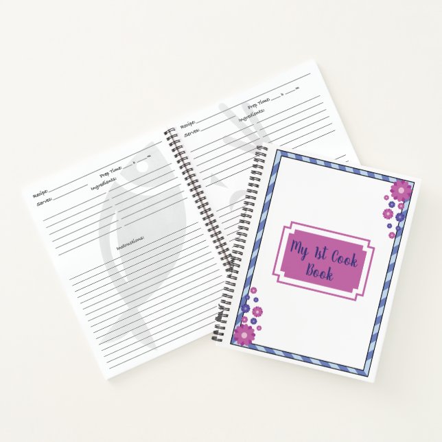 Mi primer libro de cocina | Bloc de notas espiral (Interior)