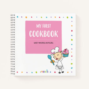 "MI PRIMER LIBRO DE COCINA" Niños Receta Cuaderno