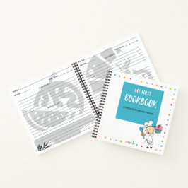 "MI PRIMER LIBRO DE COCINA" Niños Receta Cuaderno 