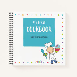 "MI PRIMER LIBRO DE COCINA" Niños Receta Cuaderno 