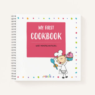 "MI PRIMER LIBRO DE COCINA" Niños Receta Cuaderno