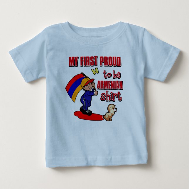 Mi primer orgulloso ser camisa armenia (Anverso)