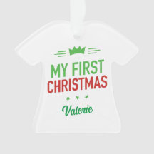 Mi primer ornamento navideño