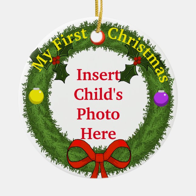 Mi primer ornamento navideño (Frente)