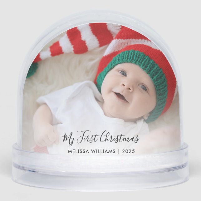 Mi primer Personalizado de fotos de bebés de Navid (Anverso)