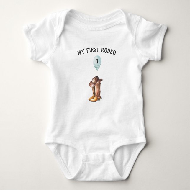 Mi primer rodeo | 1.ª Camisa de Cumpleaños (Anverso)