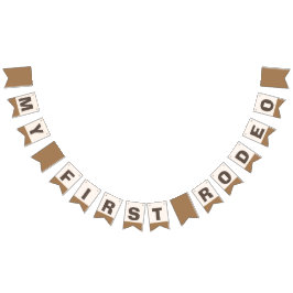 Mi primer rodeo de banderas de Bunting en el cumpl