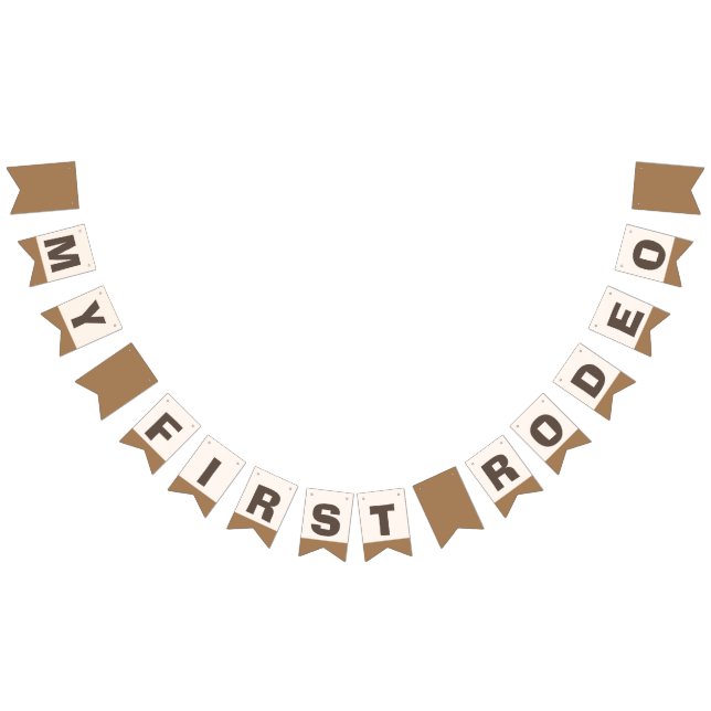 Mi primer rodeo de banderas de Bunting en el cumpl (Todo)