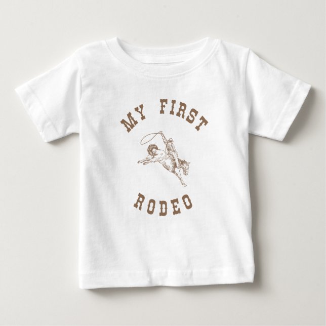 Mi primer rodeo - Primera camiseta de cumpleaños (Anverso)