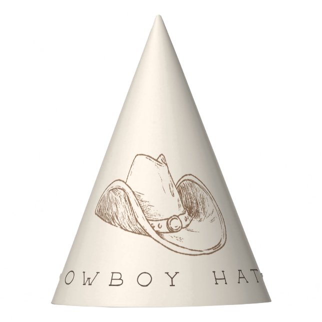 Mi Primer Sombrero de Cumpleaños Vaquero de Rodeo  (Anverso)