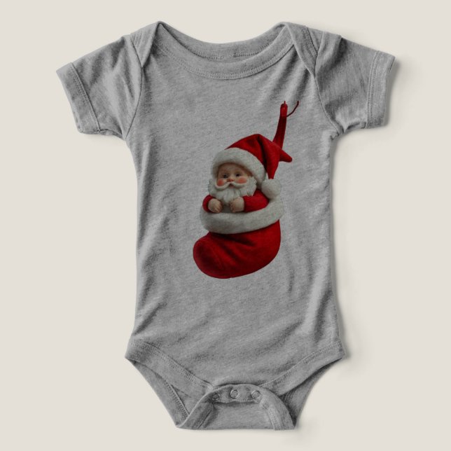 Mi primer traje de Navidad - Papá Noel en reposo (Diseño delantero )