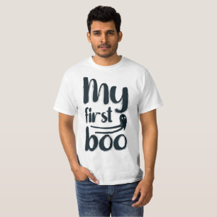 Mi primera boo camiseta de Halloween para hombres 