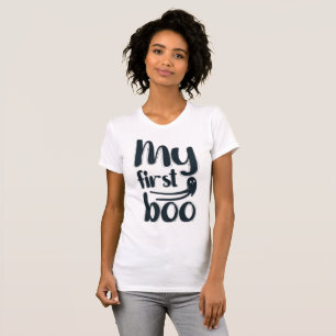 Mi primera boo camiseta de Halloween para mujeres