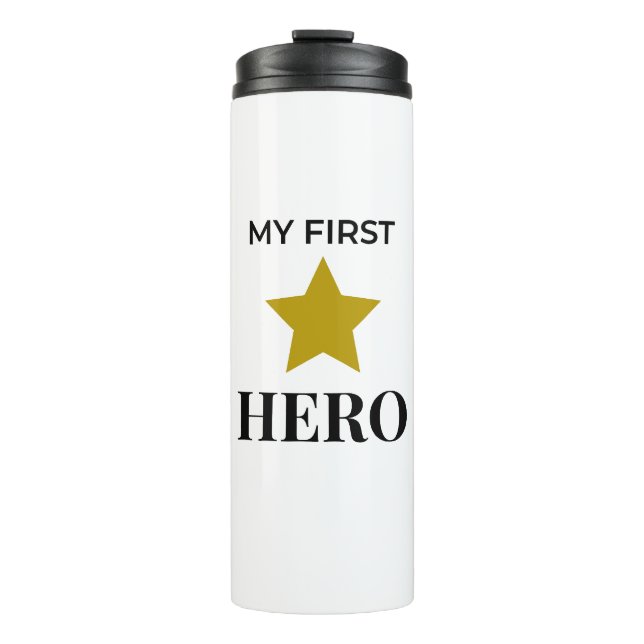 Mi primera botella de agua de héroe – regalo para  (Anverso)