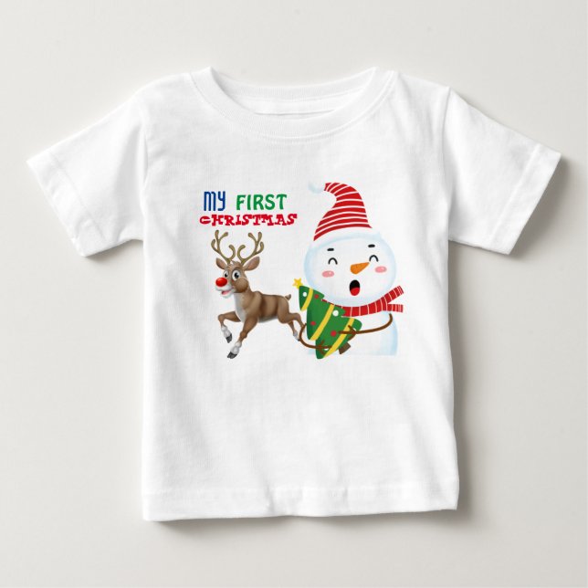 Mi primera camiseta BabY de Navidad (Anverso)