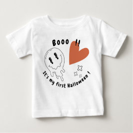Mi primera camiseta blanca fantasma de Halloween �