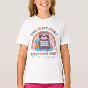 Mi primera camiseta de dormir linda pereza persona
