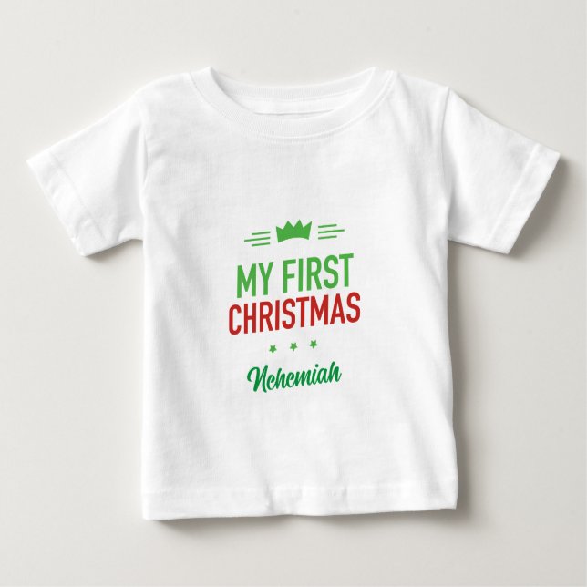 Mi primera camiseta de Navidad (Anverso)