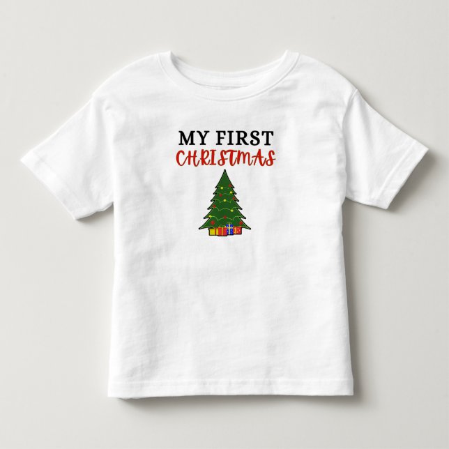 Mi Primera Camiseta de Navidad para Bebé (Anverso)