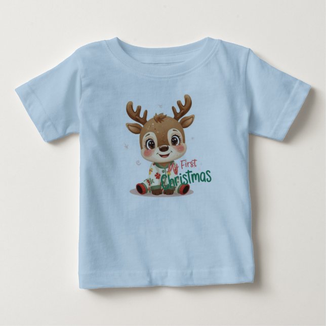 Mi Primera Camiseta de Navidad para Bebé | Navidad (Anverso)
