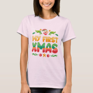 Mi primera camiseta de Navidades navideños