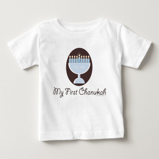 Mi primera camiseta larga infantil de la manga de (Anverso)