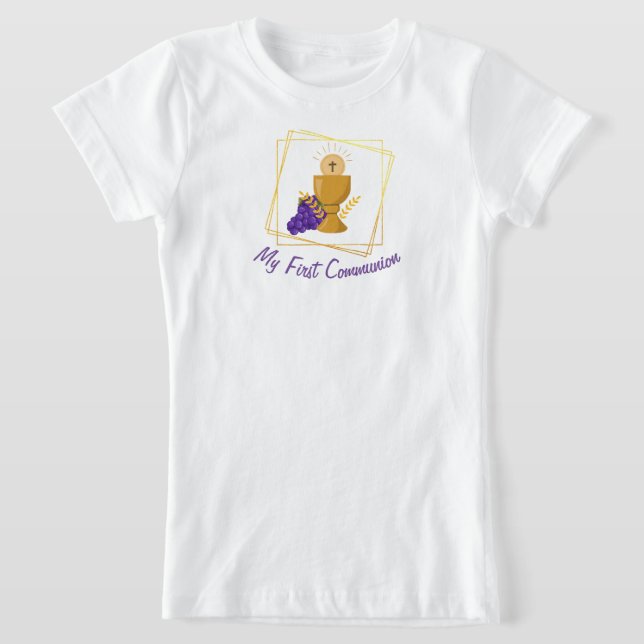 Mi primera camiseta para niños de la comunión, cam (Distribución)