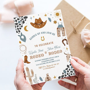 Mi Primera Invitación de Cumpleaños de Vaquero en