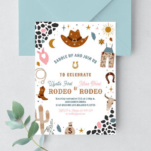 Mi Primera Invitación de Cumpleaños de Vaquero en 
