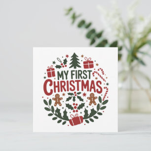 Mi primera Navidad 1ª Navidad Familiar Bebé a jueg