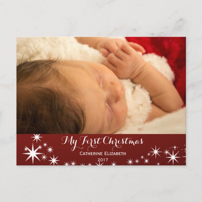 Mi primera Navidad - Baby First Christmas Photo (Anverso)