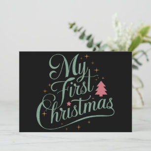 Mi primera Navidad coincidente familia Navidad rec