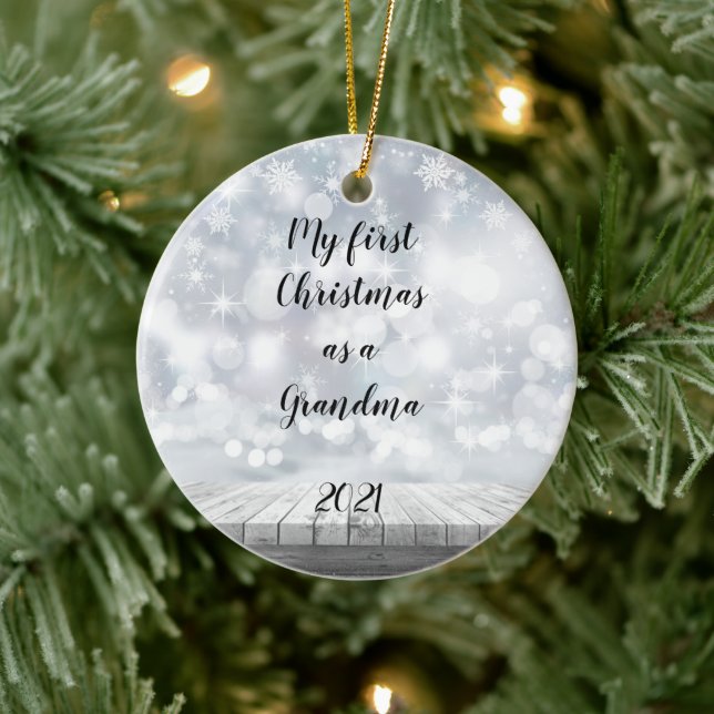 Mi primera Navidad como adorno de cerámica de la a (Árbol)