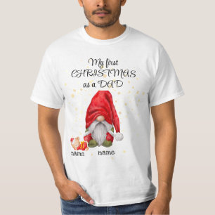 "Mi primera Navidad como DAD" camiseta gnome