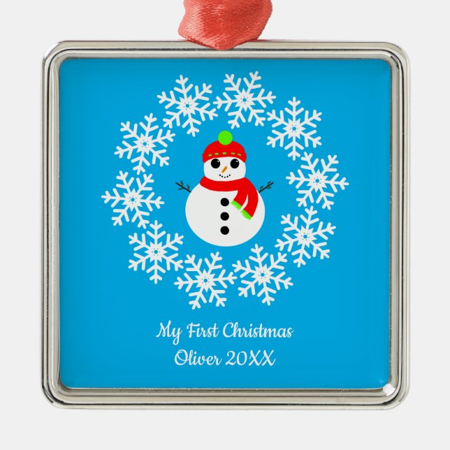 "Mi primera Navidad" Decoración cerámica (Frente)
