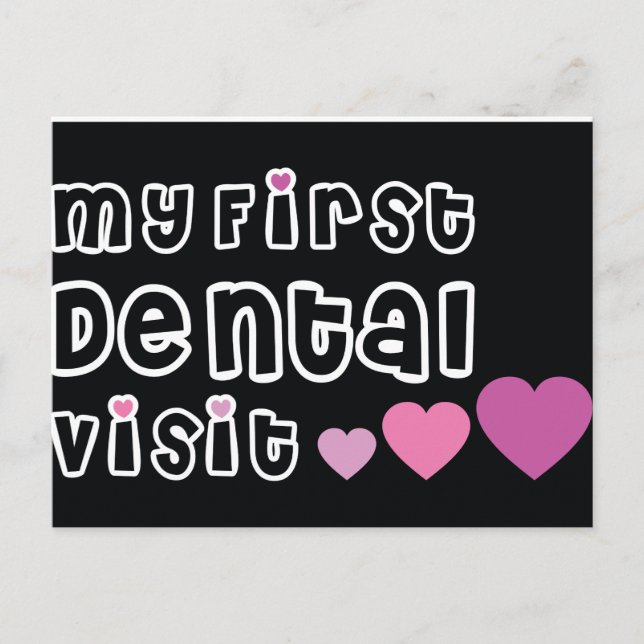 Mi primera postal de visita dental (Anverso)