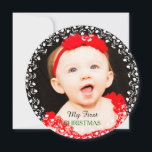 Mi primera tarjeta de fotos de Navidad<br><div class="desc">Mi primera tarjeta de fotos de Navidad,  mete todo en ella y puedes convertirla en un adorno de Navidad para tu árbol año tras año.</div>