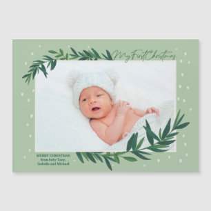 Mi primera tarjeta magnética de fotos de bebé de N